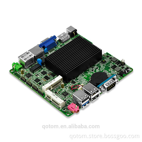 OEM/ODM Dual Lan 4*Serial ports Mini ITX Motherboard Celeron J1800 Suitable For Video Player,All In One Machine,ATM,TV BOX